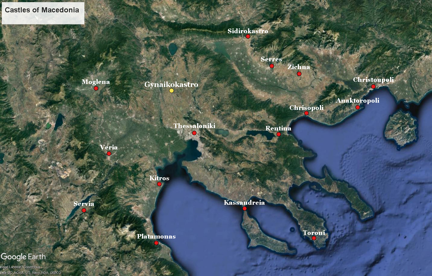 Castles of Macedonia